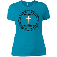 "Prayer Warrior" Take A Knee - Custom Personalized Ladies' Boyfriend T-Shirt