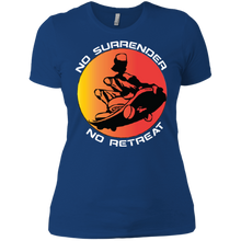 "No Surrender No Retreat - Sk8N" Custom Personalized T-ShirtsCustom Personalized Ladies' Boyfriend T-Shirt