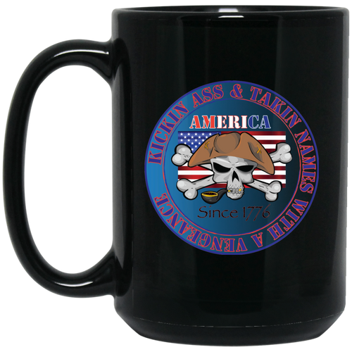 Personal Designer 15 oz. Black Mug