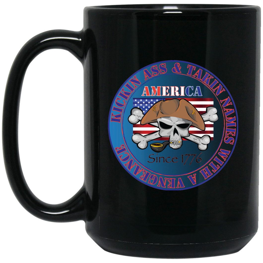 Personal Designer 15 oz. Black Mug