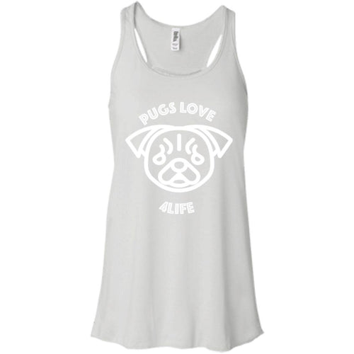 Custom Personalized T-Shirt Ladies' Bella + Canvas Flowy Racerback Tank