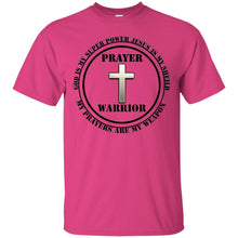 "Prayer Warrior" Take A Knee - Custom Personalized T-shirts Men's Women's Ultra Cotton T-Shirt