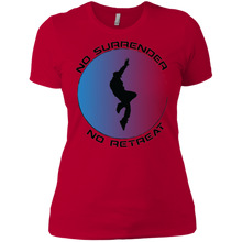 "No Surrender - Dance'n4Life" Custom Personalized Ladies' Boyfriend T-Shirt