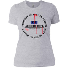 PROPERTY OF ARKHAM3B "Arkham Athletics - Help" - Custom Personalized Ladies' Boyfriend T-Shirt