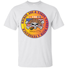 “America” - Kickin Ass Since & Takin Names With a Vengeance Since 1776 - Gold Custom Personalized T-shirts Men's Women's Ultra Cotton T-Shirt