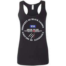 Property of Black Lagoon U. Swim Team - Custom Personalized Ladies' Softstyle Racerback Tank