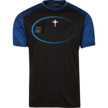 "God Is My Super Power - What's Yours ?" - B Custom Personalized T-shirts Men's Women's CamoHex Colorblock T-Shirt