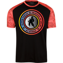 "Super Saiyan - Training Academy" Custom Personalized T-shirts Men's Women's CamoHex Colorblock T-Shirt