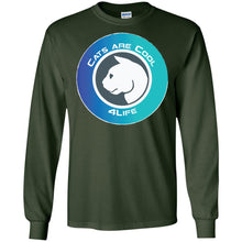 CAT R COOL 4LIFE - A Personal Designer long sleeve Hoodie Men's Women's LS Ultra Cotton T-Shirt