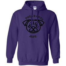 "Pugs R Cool 4Life" - B Personal Designer Men's Women's Pullover Hoodie 8 oz.