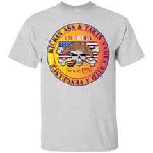 “America” - Kickin Ass Since & Takin Names With a Vengeance Since 1776 - Gold Custom Personalized T-shirts Men's Women's Ultra Cotton T-Shirt