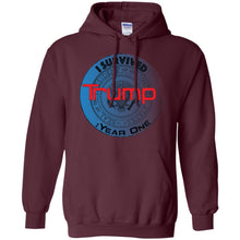 "I Survived Trump: Year One" - B Personal Designer Men's Women's Pullover Hoodie 8 oz.