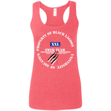 "Property of Black Lagoon U" Custom Personalized Ladies' Softstyle Racerback Tank