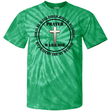 "Prayer Warrior" - Custom Personalized T-shirts Men's Women's 100% Cotton Tie Dye T-Shirt