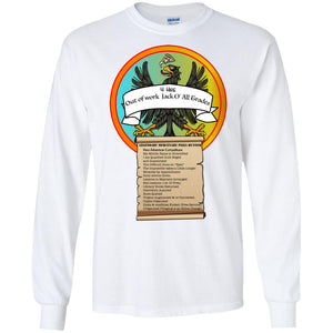 "Legendary Mercenary Pizza Hunter" Personal Designer long sleeve Hoodie Men's Women's LS Ultra Cotton T-Shirt