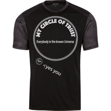 "My Circle of Trust" - Custom Personalized T-shirts Men's Women's CamoHex Colorblock T-Shirt