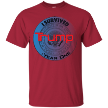 "I Survived Trump:Year One" - Saiyan" Custom Personalized T-shirts Men's Women's Cotton T-Shirt