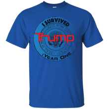 "I Survived Trump:Year One" - Saiyan" Custom Personalized T-shirts Men's Women's Cotton T-Shirt