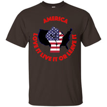 "America" Love It Live It or Leave It - Custom Personalized T-shirts Men's Women's Ultra Cotton T-Shirt