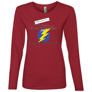 "Hot Green Ass" Personal Designer long sleeve Ladies' Lightweight LS T-Shirt