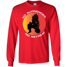 "No Surrender No Retreat - Saiyan" Personal Designer long sleeve Men's Ultra Cotton T-Shirt