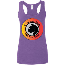 "Cats Are Cool"- Custom Personalized Ladies' Softstyle Racerback Tank