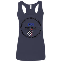 Property of Black Lagoon U. Swim Team - Custom Personalized Ladies' Softstyle Racerback Tank