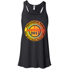 "Fuck Yeah - I Survived 2017" Custom Personalized T-Shirt Ladies' Canvas Flowy Racerback Tank