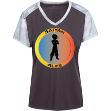 "Saiyan" 4Life - Custom Personalized T-shirts Men's Women's Ladies' CamoHex Colorblock T-Shirt