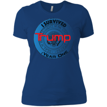 "I Survived Trump:Year One" - Custom Personalized Ladies' Boyfriend T-Shirt