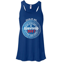 Custom Personalized T-Shirt Ladies' Bella + Canvas Flowy Racerback Tank