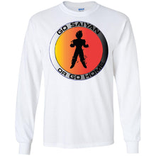 "Go Saiyan or Go Home" Personal Designer long sleeve Hoodie Men's Women's LS Ultra Cotton T-Shirt