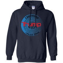 "I Survived Trump: Year One" - B Personal Designer Men's Women's Pullover Hoodie 8 oz.