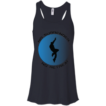 "No Surrender - Dance'n4Life" Custom Personalized T-Shirt Ladies' Canvas Flowy Racerback Tank