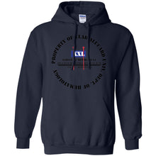 "Property Of Vlad  Alucard U Dept. of Hematology” -B Personal Designer Men's Women's Pullover Hoodie 8 oz.
