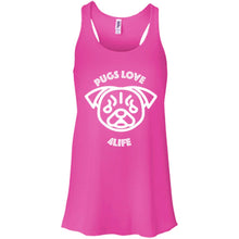 Custom Personalized T-Shirt Ladies' Bella + Canvas Flowy Racerback Tank