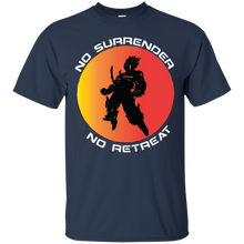 "No Surrender No Retreat - Saiyan" Custom Personalized T-shirts Men's Women's Cotton T-Shirt