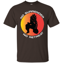 "No Surrender No Retreat - Saiyan" Custom Personalized T-shirts Men's Women's Cotton T-Shirt