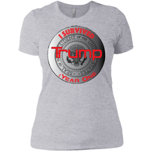 "I Survived Trump:Year One" - Custom Personalized Ladies' Boyfriend T-Shirt