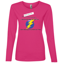 "Hot Green Ass" Personal Designer long sleeve Ladies' Lightweight LS T-Shirt