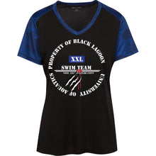 "Property of Black Lagoon U" Custom Personalized T-shirts Men's Women's Ladies' CamoHex Colorblock T-Shirt