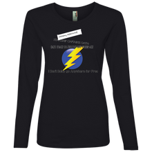 "Hot Green Ass" Personal Designer long sleeve Ladies' Lightweight LS T-Shirt