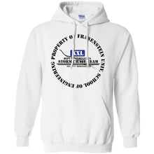 "Property of Frankenstein U. School of Engineering" - B Personal Designer Men's Women's Pullover Hoodie 8 oz.