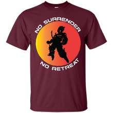 "No Surrender No Retreat - Saiyan" Custom Personalized T-shirts Men's Women's Cotton T-Shirt