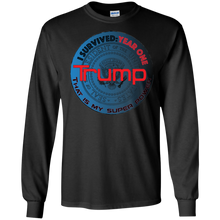 "I Survived Trump:Year One Thats My Super Power" - Personal Designer long sleeve Men's Ultra Cotton T-Shirt