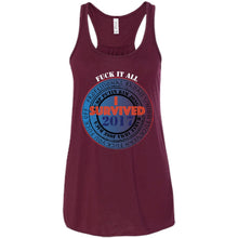 Custom Personalized T-Shirt Ladies' Bella + Canvas Flowy Racerback Tank