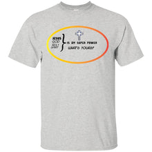 "God Is My Super Power - What's Yours ?" - G Custom Personalized T-shirts Men's Women's Ultra Cotton T-Shirt