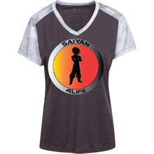 "Saiyan" 4Life - Custom Personalized T-shirts Men's Women's Ladies' CamoHex Colorblock T-Shirt