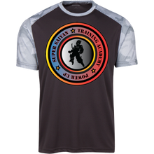 "Super Saiyan - Training Academy" Custom Personalized T-shirts Men's Women's CamoHex Colorblock T-Shirt