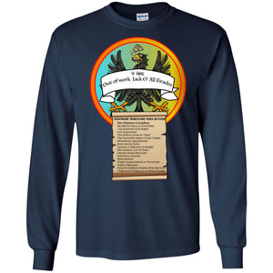 "Legendary Mercenary Pizza Hunter" Personal Designer long sleeve Hoodie Men's Women's LS Ultra Cotton T-Shirt